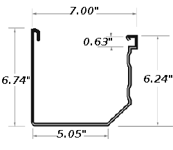 7" Industrial Box cross-section diagram